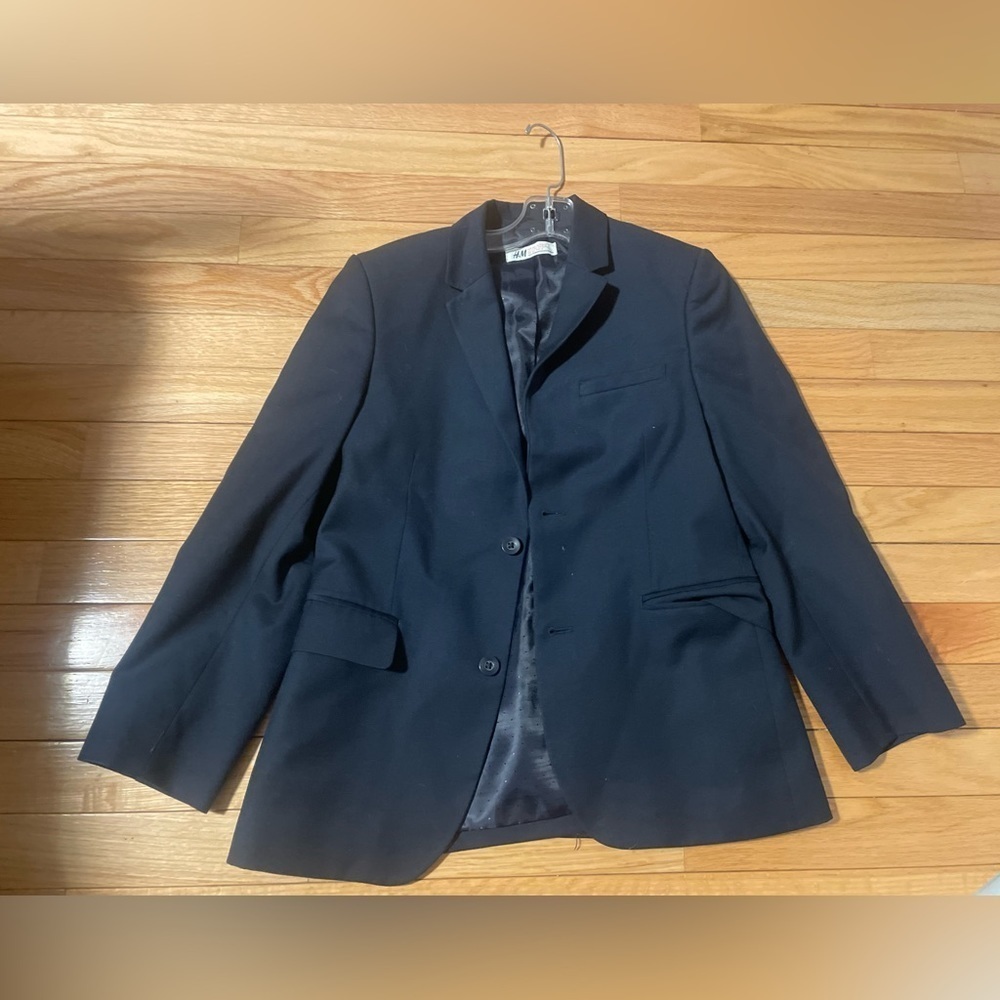 H & M Navy Suit Jacket Size 11-12Y